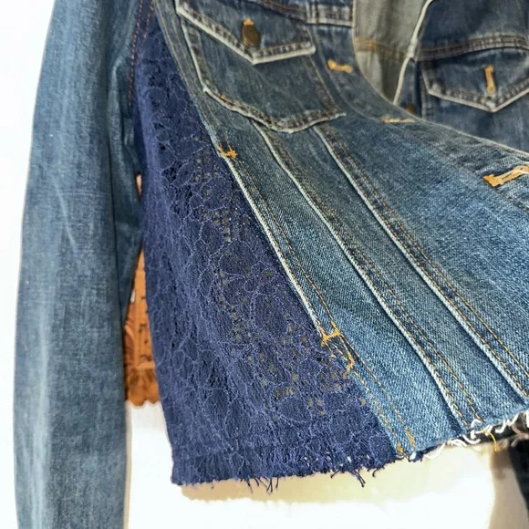 Free People Classic Blue Denim - Picture 2 of 4